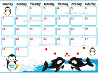 February-2016 calendar